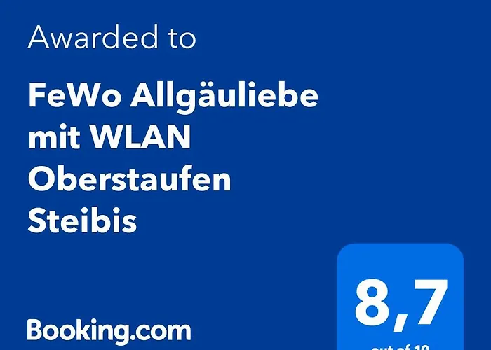 FeWo Allgäuliebe mit Wlan und Pool Oberstaufen Steibis